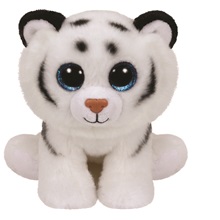 Beanie Babies plüss figura TUNDRA, 15 cm - fehér tigris  (3)