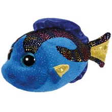 BOOS plüss figura AQUA, 15 cm - kék hal (3)