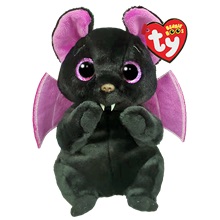 BOOS plüss figura BATISTE, 15 cm - fekete denevér (3)