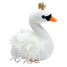 BOOS plüss figura CHARMAINE, 15 cm - fehér hattyú (3)