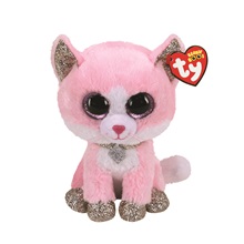 BOOS plüss figura FIONA, 15 cm - rózsaszín macska (3)