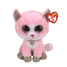 BOOS plüss figura FIONA, 24 cm - rózsaszín macska (1)