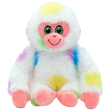 BOOS plüss figura FLO, 24 cm - színes majom (1)