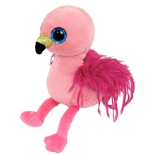 BOOS plüss figura FRILLY, 15 cm - rózsaszín flamingó (3)