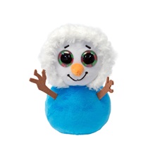 BOOS plüss figura KENNETH, 15 cm - hóember kapucnival (3)