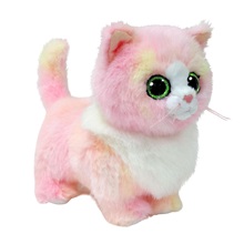 BOOS plüss figura LADY, 15 cm - rózsaszín macska (3)