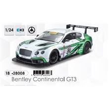 Bburago 1:24 Bentley Continental GT3 autómodell