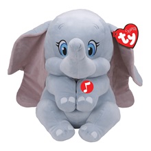 Beanie Babies plüss figura Disney DUMBO, 42 cm - elefánt hanggal (1)