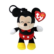 Beanie Babies plüss figura Disney Mickey & Minnie, Clip 12 cm - MICKEY (3)