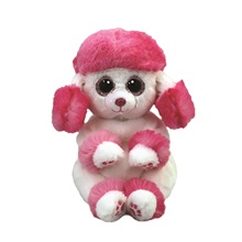 Ty Beanie Bellies plüss figura HEARTLY, 15 cm - rózsaszín/fehér pudli (3)