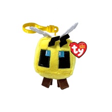 Beanie Babies plüss figura Minecraft, Clip 8,5 cm - BEE (3)