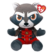 Beanie Babies plüss figura SOFT Marvel ROCKET, 15 cm (3)