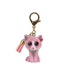 Mini Boos clip műanyag figura FIONA - rózsaszín macska (3)