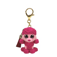 Mini Boos clip műanyag figura PATSY - rózsaszín pudli (3)