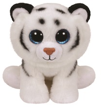 Beanie Babies plüss figura TUNDRA, 24 cm - fehér tigris   (1)