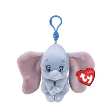 Beanie Babies plüss figura Disney DUMBO, Clip 8,5 cm - elefánt hanggal (1)