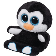 Peek-a-Boos plüss figura, telefontartó PENNI - pingvin (1)