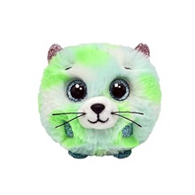 Ty Beanie Balls plüss figura EVIE - zöld macska (6)
