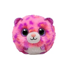 Ty Beanie Balls plüss figura TOPAZ - rózsaszín leopárd (6)