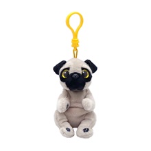 Ty Beanie Bellies plüss figura IZZY, Clip 8,5 cm - barna kutya fekete fülekkel (3)