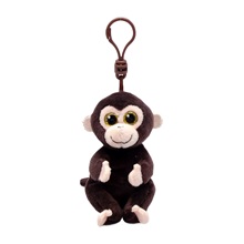 Ty Beanie Bellies plüss figura MATTEO, Clip 8,5 cm - barna majom (3)