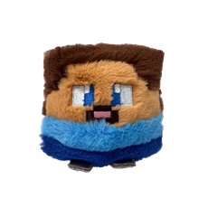 Ty Beanie Bouncers pattogó plüss figura Minecraft - STEVE (3)
