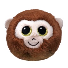Ty Beanie Bouncers plüss figura BANANA - barna majom (3)