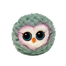 Ty Beanie Bouncers plüss figura FEATHERS - szürke bagoly (3)
