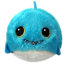 Ty Beanie Bouncers plüss figura FINS - kék cápa (3)