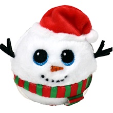 Ty Beanie Bouncers plüss figura JACK - hóember (3)