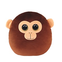 Ty Squish-a-Boos párna alakú plüss figura DUNSTON, 22 cm - majom (1)