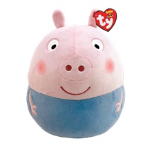 Ty Squishy Beanies párna alakú plüss figura PEPPA MALAC GEORGE, 22 cm (1)