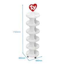 Ty Tower display - 6 szint - 48 x 177 cm - angol